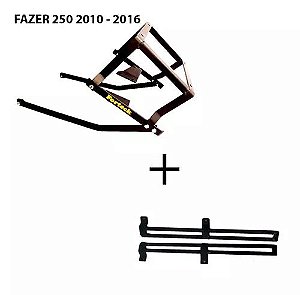 Suporte Bau + Alongador FAZER250 10-16