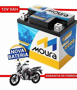 Bateria Moura Honda Titan 125/ Titan 150/ Titan 160/mix Flex