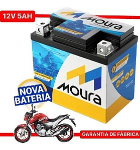 Bateria Moura Honda Cb Twister 250 Nova 2015-16-17-18 Diante
