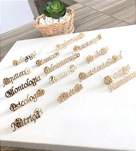 Broche profissão