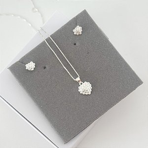 Conjunto coração colmeia