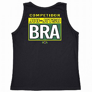 REGATA JIU JITSU BRASILEIRO - PRETO ESTONADO