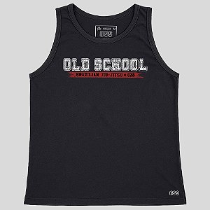 REGATA JIU JITSU OLD SCHOOL - PRETO ESTONADO