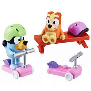Bluey & Bingo diversão com patinete