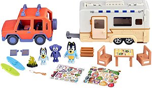 Bluey Ultimate Caravan Adventures - Camping & Motohome set