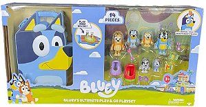 Bluey Maleta Deluxe + Personagens & Acessórios