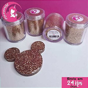 Glitter Fino Para Resina Epoxy - Potes de 5g - Tons Rosados