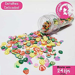 Enchimento para Resina - Fimo Frutas