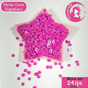 Meia Perola Irisada para Colagem - 06 mm - 200un / 12g
