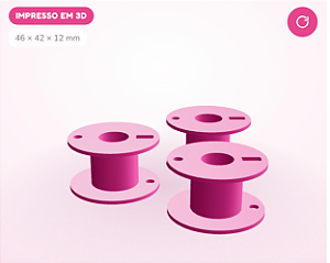 30 Bobinas para maquina de costura cores personalizadas