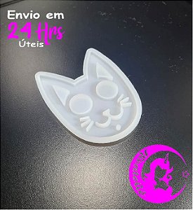 Molde Silicone Auto-Defesa Gato