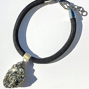 COLAR MAHAN - BLACK - PIRITA EXTRA BRILHO