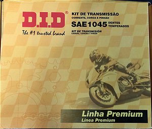 Kit Transmissão Did Titan 125 FAN 00-08 -44/14T-428VIX-116L c/ retentor