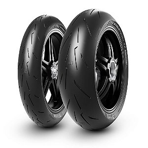 Par Pneus Pirelli Rosso 4 Corsa 120/70-17+190/50-17