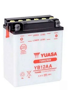 Bateria Yuasa Yb12A-A CB400 CB450 CBR450 Agrale Virago535