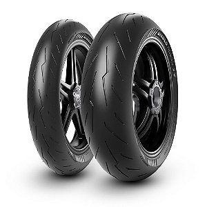 Par Pneus Pirelli Diablo Rosso 4 120/70-17+200/60-17