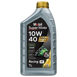 Óleo para Motor Mobil Super Moto 4T 10W-40 Sintético 1L