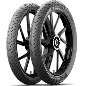 Par Pneus Michelin Pilot Street 2 80/100-18+100/90-18