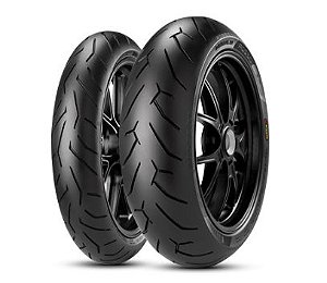 Par Pneus Pirelli Diablo Rosso 2 120/70-17 + 160/60-17