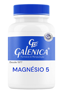 MAGNÉSIO 5 (5 Tipos de Magnésio - 500mg) Saúde para Corpo e Mente - Mais Memória e Energia.