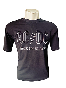 Camiseta AC DC 100% Algodão
