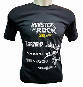 Camiseta Personalizada Monsters Of Rock