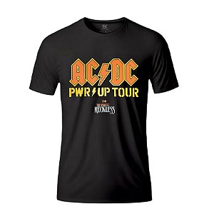 Camiseta Masculina Ac Dc Power Up Tour Brasil