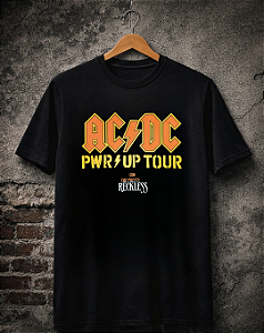 Camiseta Masculina Ac Dc Power Up Tour Brasil