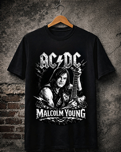Camiseta Masculina Ac Dc Malcolm Young