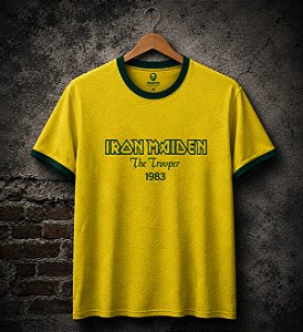 Camiseta Masculina Iron Maiden coleção Metal Brasil