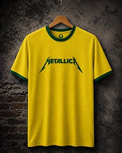Camiseta Masculina Metallica Coleção Metal Brasil