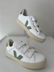 TÊNIS VERT BRANCO/VERDE