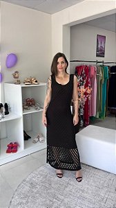 VESTIDO LONGO TRICÔ