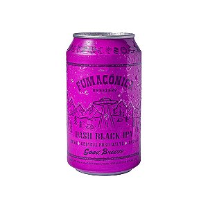 CERVEJA FUMAÇONICA HASH BLACK IPA - LATA 350ml