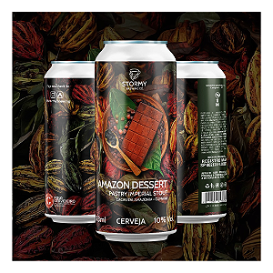 CERVEJA STORMY AMAZON DESSERT - PASTRY IMPERIAL STOUT - LATA 473 ml