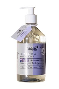 SABONETE LIQUIDO LAVANDA-500ML- LINHA SWHEET GARDEN
