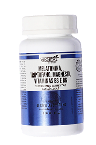 MELATONINA,TRIPTOFANO,MAGNESIO E VITAMINAS-30CAPS-1500MG