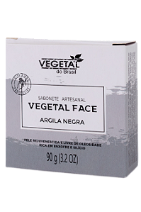 SABONETE ARTESANAL ARGILA NEGRA-90G