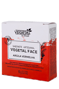 SABONETE ARTESANAL ARGILA VERMELHA 90G