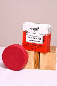 SABONETE ARTESANAL ARGILA VERMELHA 90G