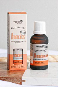 OLEO VEGETAL DE AMENDOAS- 30ML