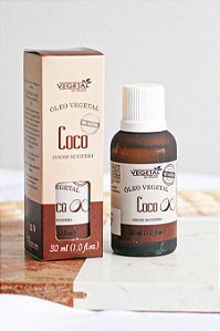 OLEO VEGETAL DE COCO-30ML