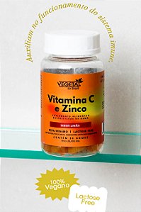 VITAMINA C E ZINCO GOMA SABOR LIMAO 90 VB