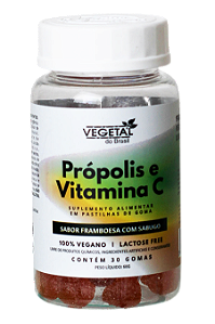 PROPOLIS E VITAMINA C GOMA 30 UNID VB
