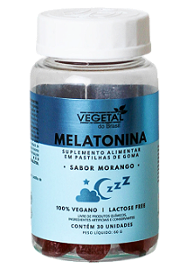 MELATONINA GOMA SABOR MORANGO 30 UNID VB