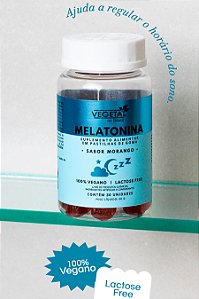 MELATONINA GOMA SABOR MORANGO 30 UNID VB