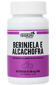 BERINGELA E ALCACHOFRA 400 MG COM 60 CAPS