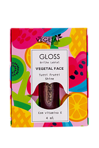 GLOSS BRILHO LABIAL TUTTI FRUTTI SKINE-4ML VEGETAL FACE