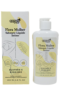 SABONETE LIQUIDO INTIMO ACAFRAO E GENGIBRE 200ML