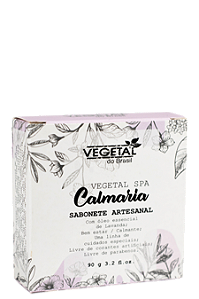 SABONETE ARTESANAL CALMARIA VEGETAL SPA-90G